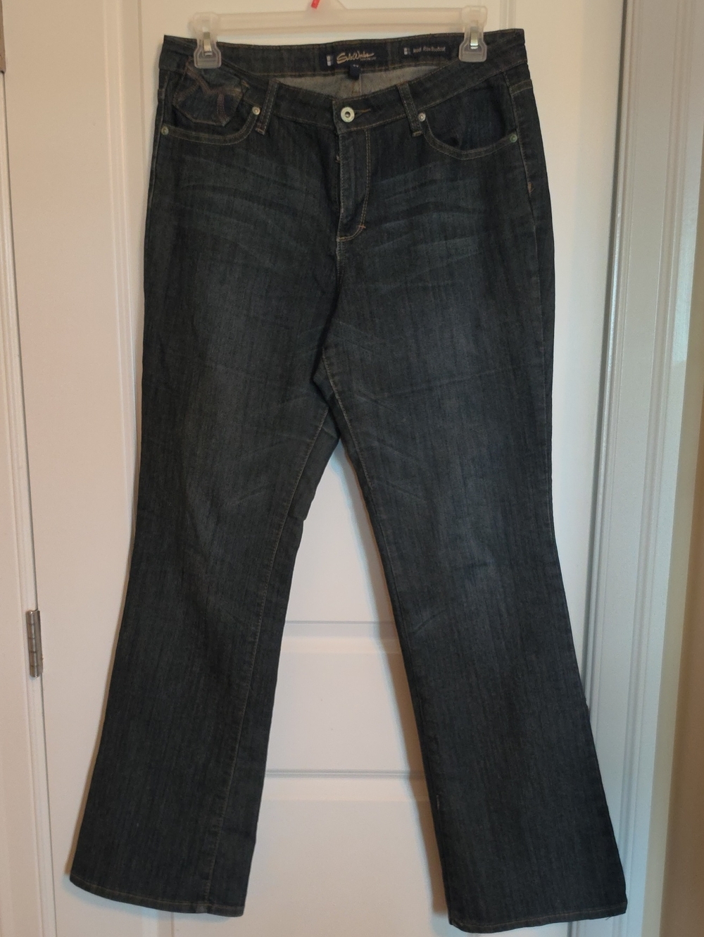 Saltworks Women's Dark Blue Flare Jeans